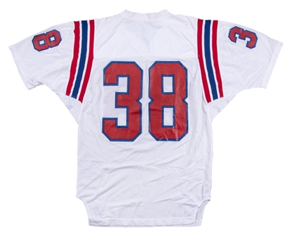 1988 Circa Roland James Game Used New England Patriots White Jersey (Patriots Pro Shop) 